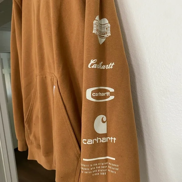 Carhartt Men's Brown Hoodie - Picture 3 of 5
